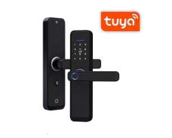 WiFi inteligentn zmek TUYA PST-X5 s klvesnic a otiskem prstu + zmek 5050, Android/iOS - 4478 K