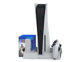 Vertikln multifunkn stojan TP5-1511 a dobjec stanice s chladcm ventiltorem pro PS5 - 690 K