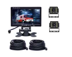 Parkovac systm TRUCK A1510, 2x 8IR LED kamera s 7" LCD displejem na palubku - 2568 K