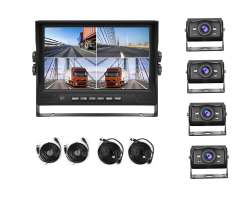 Parkovac systm AHD TRUCK A3153, 4x kamera, 9" LCD split displejem s nahrvnm - 4998 K