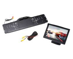 Parkovac set LCD 5" + Kamera A3723 AHD/CVBS 7 LED v drku SPZ - 1558 K