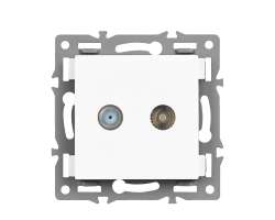 UNIC modul zsuvka SAT+TV, bl pro rmeek 82mm - 159 K