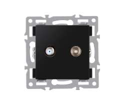 UNIC modul zsuvka SAT+TV ern pro rmeek 82mm - 159 K