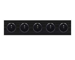 SRAN Elektrick� p�tiz�suvka MDZ230 230V 16A v r�me�ku 420mm, plast �ern� - 330 K�