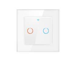 SRAN WiFi dvojvypna v rmeku, sklo bl - 410 K