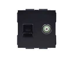SRAN ern Modul MDNRJ45+TV Zsuvka RJ45+TV do rmeku - 40 K