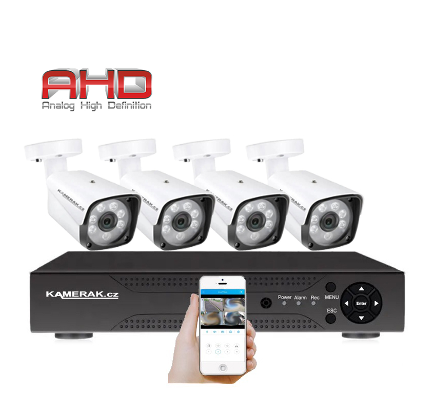 4 kamerov set AHD HE4-60A 2MPx