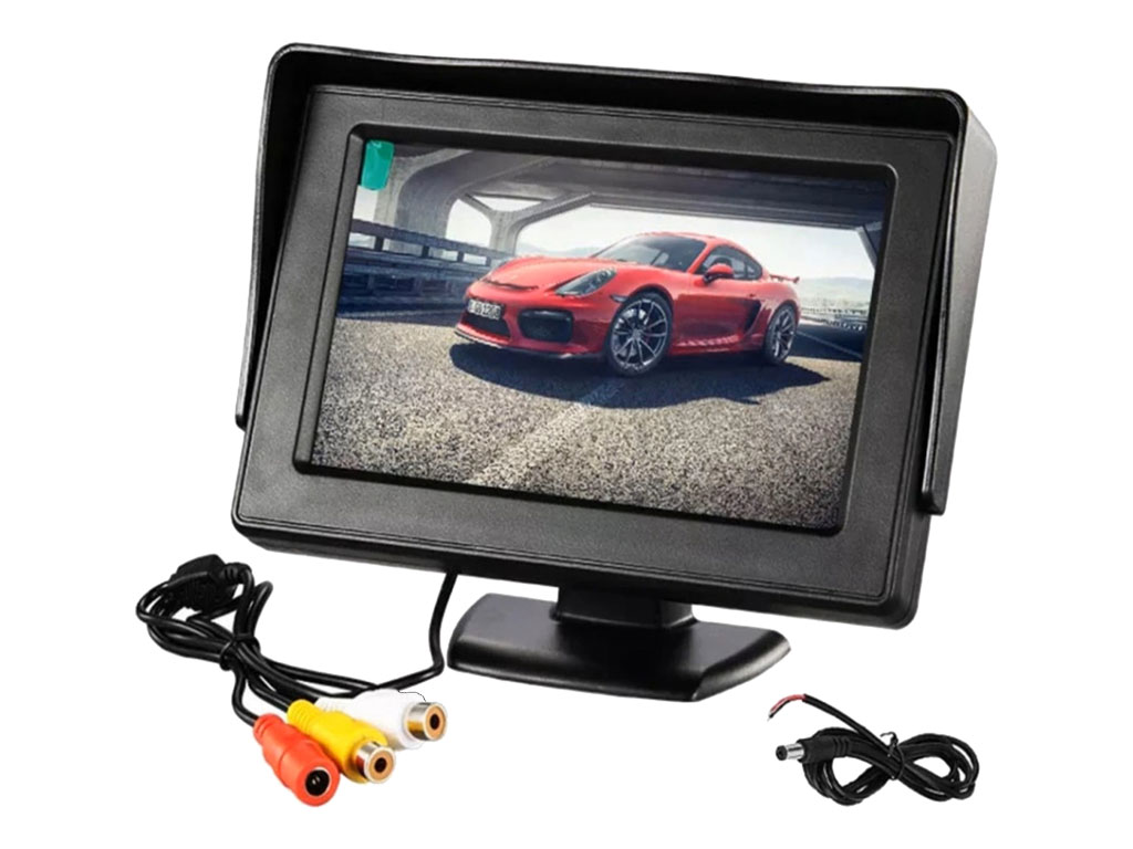 LCD monitor 4,3" �ern� na palubn� desku