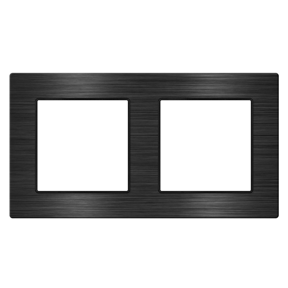 Rmeek 153mm pro 2 moduly (52*52mm) slitina hlinku ern