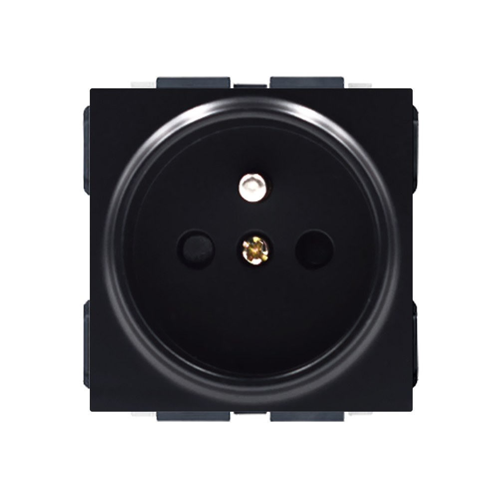 SRAN �ern� modul MDZ230 Z�suvka 230V 16A do r�me�ku 86mm - 50 K�